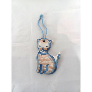 Vintage Mary A Hadley Country Farm House Christmas Ornament Wall Hanging Cat